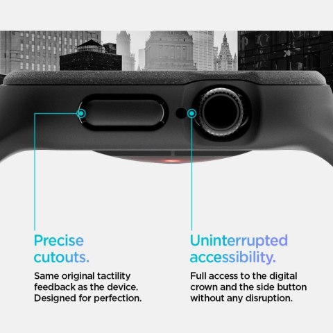 SPIGEN VAULT PRO APPLE WATCH 10 / 11 (42 MM) MATTE BLACK