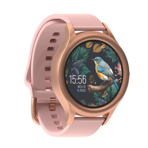 Forever smartwatch ForeVive 3 SB-340 złoty z głośnikiem bluetooth 3W