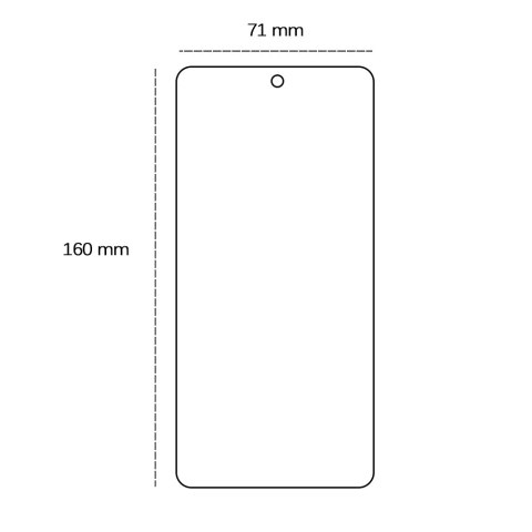 Szkło hartowane 2,5D do Realme 12 5G Szkło hartowane 2,5D do Realme 12 5G