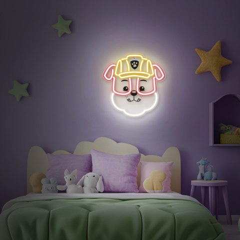 Wiszący neon LED na plexi Psi Patrol - Rubble OW-130446
