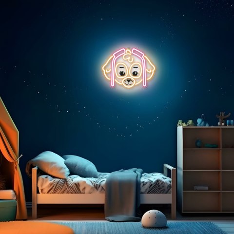 Wiszący neon LED na plexi Psi Patrol - Skye OW-130546