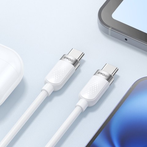 BWOO kabel 65W USB-C - USB-C 1m biały
