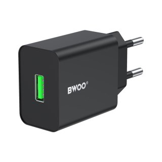 BWOO ładowarka sieciowa CDA249 USB 2,4A czarna