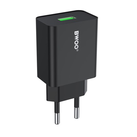 BWOO ładowarka sieciowa CDA249 USB 2,4A czarna