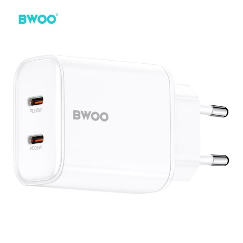 BWOO ładowarka sieciowa PD CDA206 USB-C 35W biały