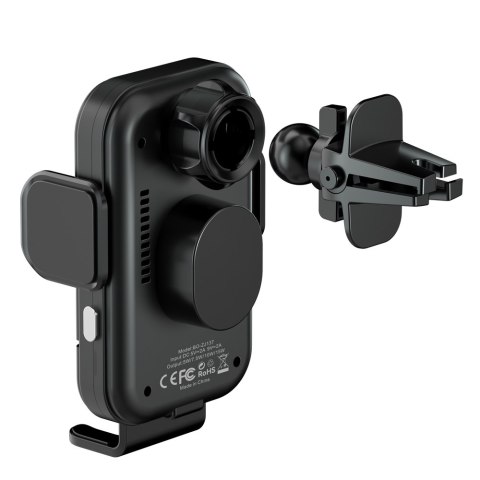 Bwoo uchwyt automatyczny samochodowy z ładowaniem bezprzewodowym 15W ZJ137 1m