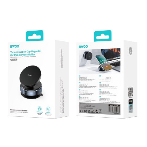 Bwoo uchwyt magnetyczny z przyssawką do samochodu ZJ138
