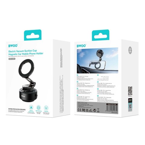 Bwoo uchwyt magnetyczny z przyssawką do samochodu ZJ139