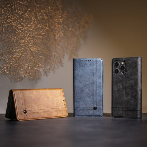 Etui Smart Seam do Samsung Galaxy A12 / M12 brązowe