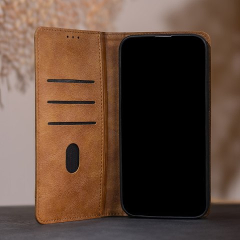 Etui Smart Seam do Samsung Galaxy S25 brązowe