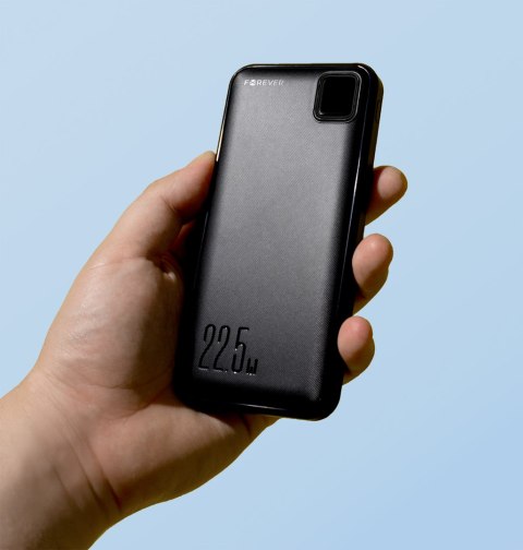 Forever power bank TB-300M PD QC 22,5W 10000 mAh czarny