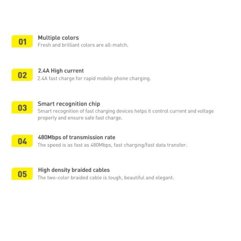 Baseus Crystal Shine Series kabel przewód USB do szybkiego ładowania i transferu danych USB Typ A - USB Typ C 100W 2m czarny (CA