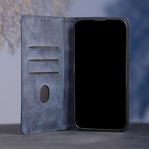 Etui Smart Seam do Samsung Galaxy A12 / M12 granatowe