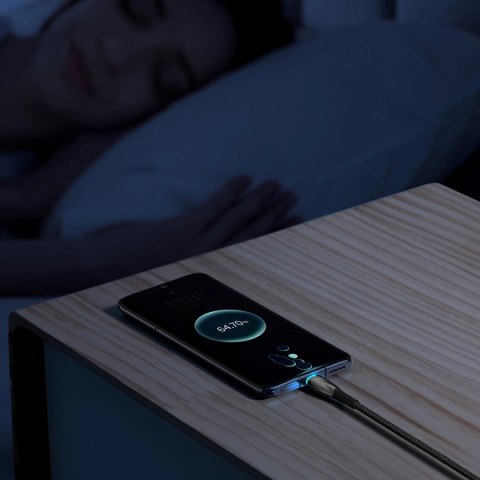 Baseus Glimmer Series kabel do szybkiego ładowania USB-A - USB-C 100W 480Mb/s 2m czarny