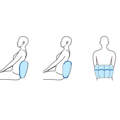 Poduszka samochodowa na zagłówek Baseus ComfortRide - szara