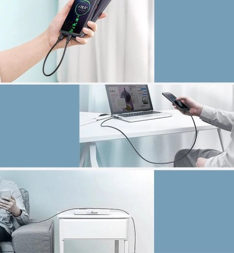 Kabel Ugreen US287 60117 USB-A / USB-C 3A 1.5m - czarny