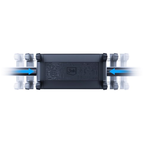 Uchwyt 3mk Double Headrest Holder do samochodu na tablet lub telefon na zagłówki - czarny