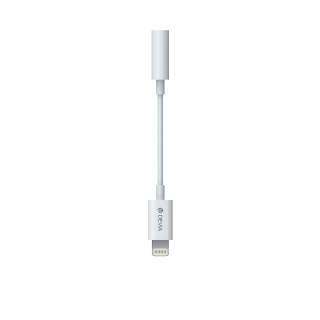 Devia adapter przejściówka EC090 jack 3,5mm - Lightning biały