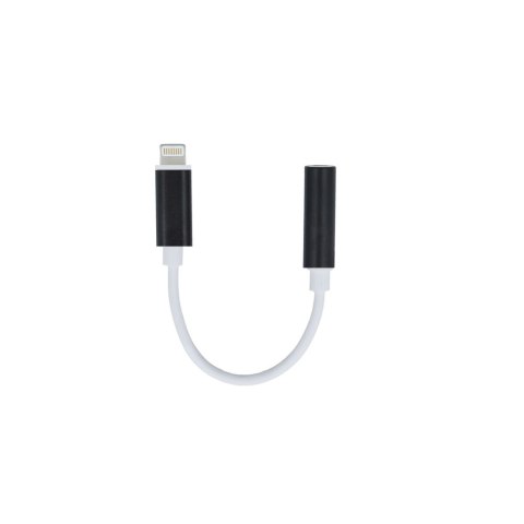 Forever adapter audio jack 3,5mm - Lightning czarny Forever adapter audio jack 3,5mm - Lightning czarny