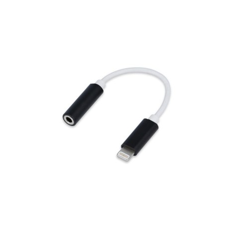 Forever adapter audio jack 3,5mm - Lightning czarny Forever adapter audio jack 3,5mm - Lightning czarny