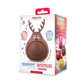 Forever głośnik Bluetooth Sweet Animal Deer Frosty brązowy ABS-100