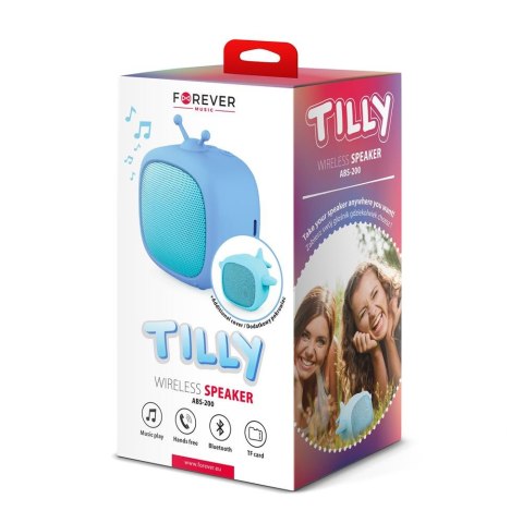 Forever głośnik Bluetooth Tilly niebieski ABS-200 Forever głośnik Bluetooth Tilly niebieski ABS-200