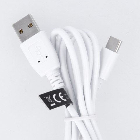 Maxlife kabel USB - USB-C 1,0 m 3A biały Maxlife kabel USB - USB-C 1,0 m 3A biały