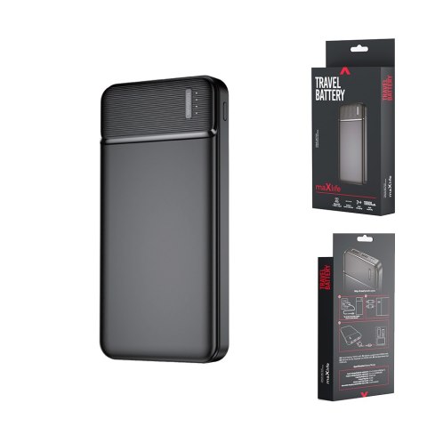 Maxlife power bank MXPB-01 10000 mAh czarny Maxlife power bank MXPB-01 10000 mAh czarny