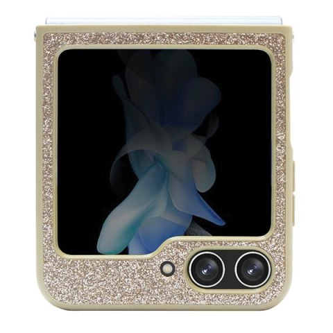 Guess nakładka do Samsung Z Flip5 GUHCZF5HGGSHD złota HC PU/TPU Glitter Script Guess nakładka do Samsung Z Flip5 GUHCZF5HGGSHD złota HC PU/TPU Glitter Script