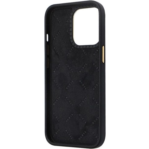 Guess nakładka do iPhone 13 Pro Max 6,7" GUHCP13XM4DGPK czarna HC Silicone Logo Strass 4G Guess nakładka do iPhone 13 Pro Max 6,7" GUHCP13XM4DGPK czarna HC Silicone Logo Strass 4G