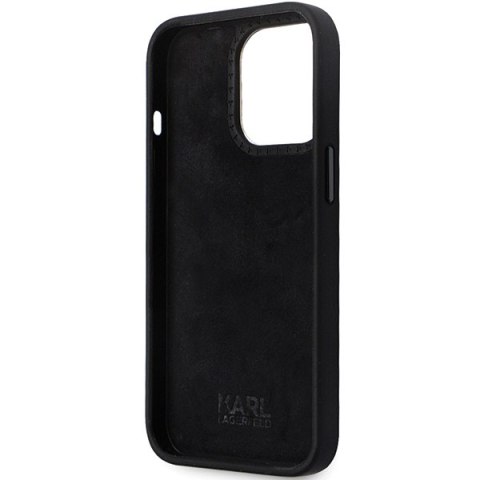 Karl Lagerfeld nakładka do iPhone 13 Pro 6,1" KLHCP13LSMHCNPK czarna HC Silicone C Metal Pin Karl Lagerfeld nakładka do iPhone 13 Pro 6,1" KLHCP13LSMHCNPK czarna HC Silicone C Metal Pin