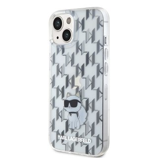 Karl Lagerfeld nakładka do iPhone 15 6,1" KLHCP15SHNCMKLT transparentna HC IML C Monogram