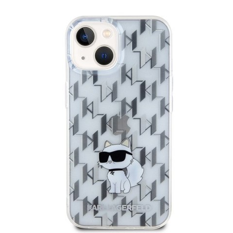 Karl Lagerfeld nakładka do iPhone 15 6,1" KLHCP15SHNCMKLT transparentna HC IML C Monogram