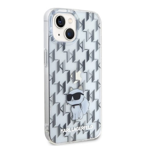 Karl Lagerfeld nakładka do iPhone 15 6,1" KLHCP15SHNCMKLT transparentna HC IML C Monogram