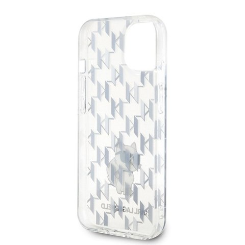 Karl Lagerfeld nakładka do iPhone 15 6,1" KLHCP15SHNCMKLT transparentna HC IML C Monogram