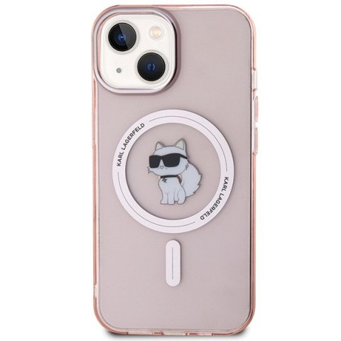Karl Lagerfeld nakładka do iPhone 15 6,1" KLHMP15SHFCCNOP różowa HC Magsafe IML C Karl Lagerfeld nakładka do iPhone 15 6,1" KLHMP15SHFCCNOP różowa HC Magsafe IML C
