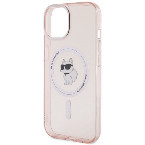 Karl Lagerfeld nakładka do iPhone 15 6,1" KLHMP15SHFCCNOP różowa HC Magsafe IML C Karl Lagerfeld nakładka do iPhone 15 6,1" KLHMP15SHFCCNOP różowa HC Magsafe IML C