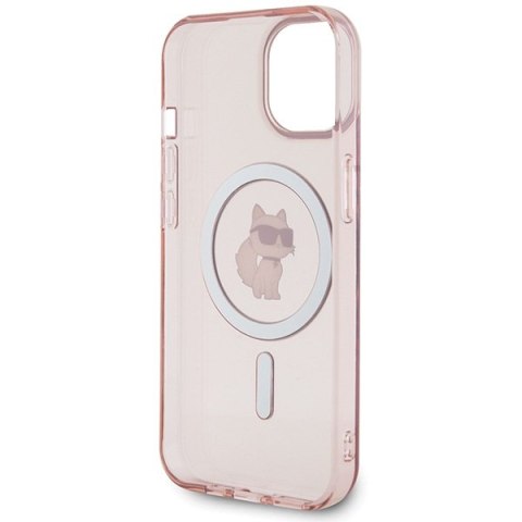 Karl Lagerfeld nakładka do iPhone 15 6,1" KLHMP15SHFCCNOP różowa HC Magsafe IML C Karl Lagerfeld nakładka do iPhone 15 6,1" KLHMP15SHFCCNOP różowa HC Magsafe IML C
