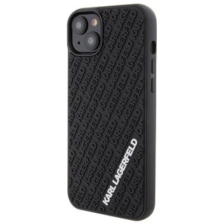 Karl Lagerfeld nakładka do iPhone 15 Plus 6,7" KLHCP15M3DMKRLK czarna HC 3D Multi Logo