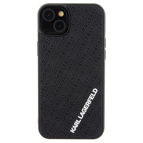 Karl Lagerfeld nakładka do iPhone 15 Plus 6,7" KLHCP15M3DMKRLK czarna HC 3D Multi Logo