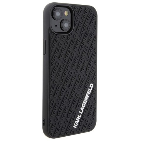 Karl Lagerfeld nakładka do iPhone 15 Plus 6,7" KLHCP15M3DMKRLK czarna HC 3D Multi Logo