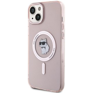Karl Lagerfeld nakładka do iPhone 15 Plus 6,7" KLHMP15MHFCCNOP różowa HC Magsafe IML C