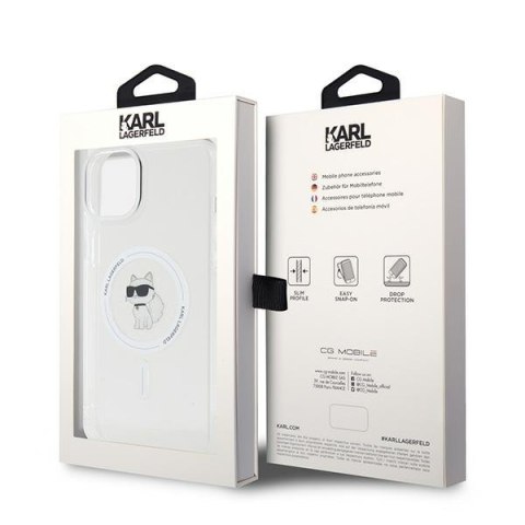 Karl Lagerfeld nakładka do iPhone 15 Plus 6,7" KLHMP15MHFCCNOT transparentna HC Magsafe IML C Karl Lagerfeld nakładka do iPhone 15 Plus 6,7" KLHMP15MHFCCNOT transparentna HC Magsafe IML C