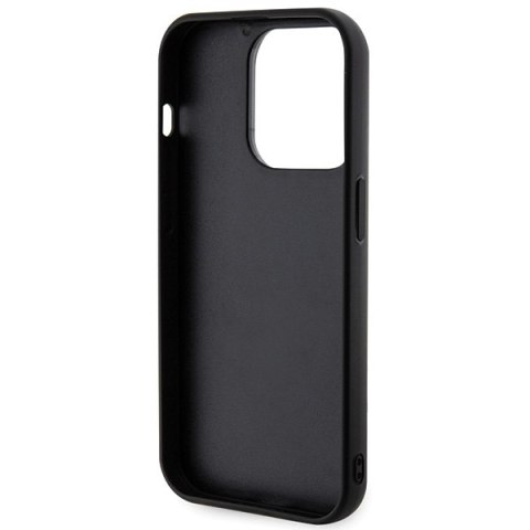 Karl Lagerfeld nakładka do iPhone 15 Pro 6,1" KLHCP15L3DMBKCK czarna HC 3D Logo Glitter Karl Lagerfeld nakładka do iPhone 15 Pro 6,1" KLHCP15L3DMBKCK czarna HC 3D Logo Glitter