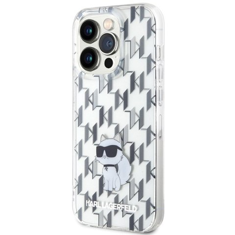Karl Lagerfeld nakładka do iPhone 15 Pro 6,1" KLHCP15LHNCMKLT transparentna HC IML C Monogram