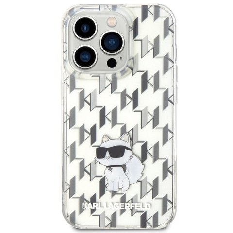 Karl Lagerfeld nakładka do iPhone 15 Pro 6,1" KLHCP15LHNCMKLT transparentna HC IML C Monogram