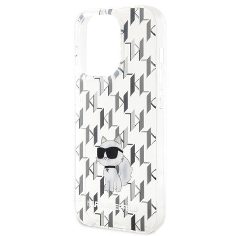 Karl Lagerfeld nakładka do iPhone 15 Pro 6,1" KLHCP15LHNCMKLT transparentna HC IML C Monogram