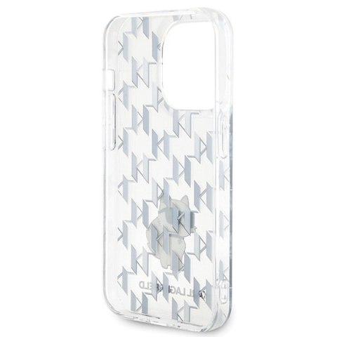 Karl Lagerfeld nakładka do iPhone 15 Pro 6,1" KLHCP15LHNCMKLT transparentna HC IML C Monogram