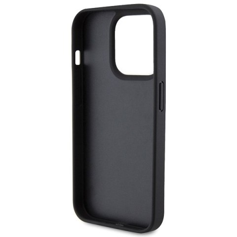 Karl Lagerfeld nakładka do iPhone 15 Pro 6,1" KLHCP15LPKLPKLK czarna HC Hot Stamp Monogram KL Metal Logo Karl Lagerfeld nakładka do iPhone 15 Pro 6,1" KLHCP15LPKLPKLK czarna HC Hot Stamp Monogram KL Metal Logo
