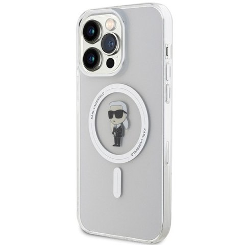 Karl Lagerfeld nakładka do iPhone 15 Pro 6,1" KLHMP15XHFCKNOT transparentna HC Magsafe IML Ikonik Karl Lagerfeld nakładka do iPhone 15 Pro 6,1" KLHMP15XHFCKNOT transparentna HC Magsafe IML Ikonik